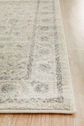 Rug Culture RUGS Verda Transitional Runner - White