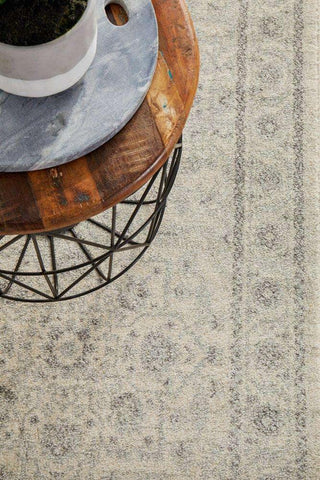 Rug Culture RUGS Verda Transitional Runner - White