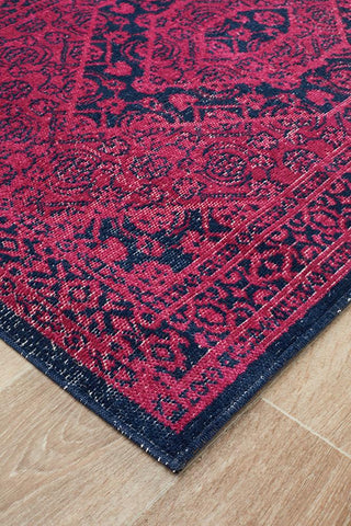 Rug Culture RUGS Whisper Stonewashed Magenta Runner Rug