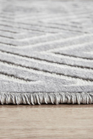 RUG CULTURE RUGS York Alice Silver Runner Rug