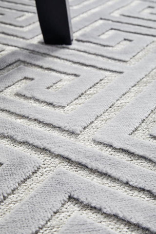 RUG CULTURE RUGS York Alice Silver Runner Rug