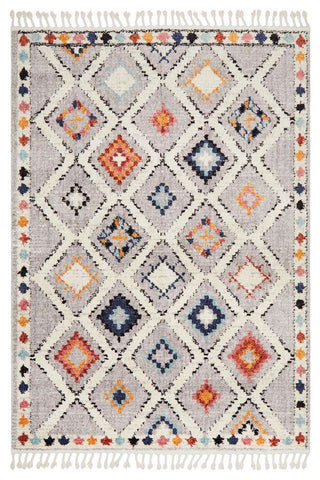 Rug Culture RUGS Zaida Grey Diamond Moroccan Rug