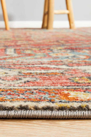 Rug Culture RUGS Zora Red Tribal Rug