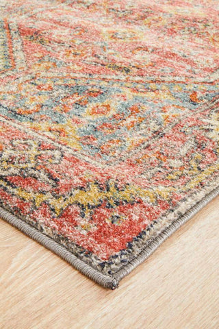 Rug Culture RUGS Zora Red Tribal Runner Rug