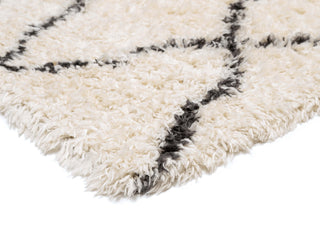 Rusk Diamond Shag Rug by Loopsie Corner