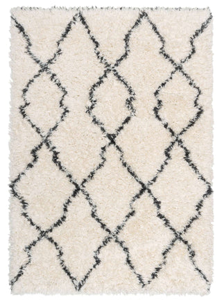 Rusk Diamond Shag Rug by Loopsie