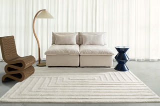 Stazz Ivory Modern Rug