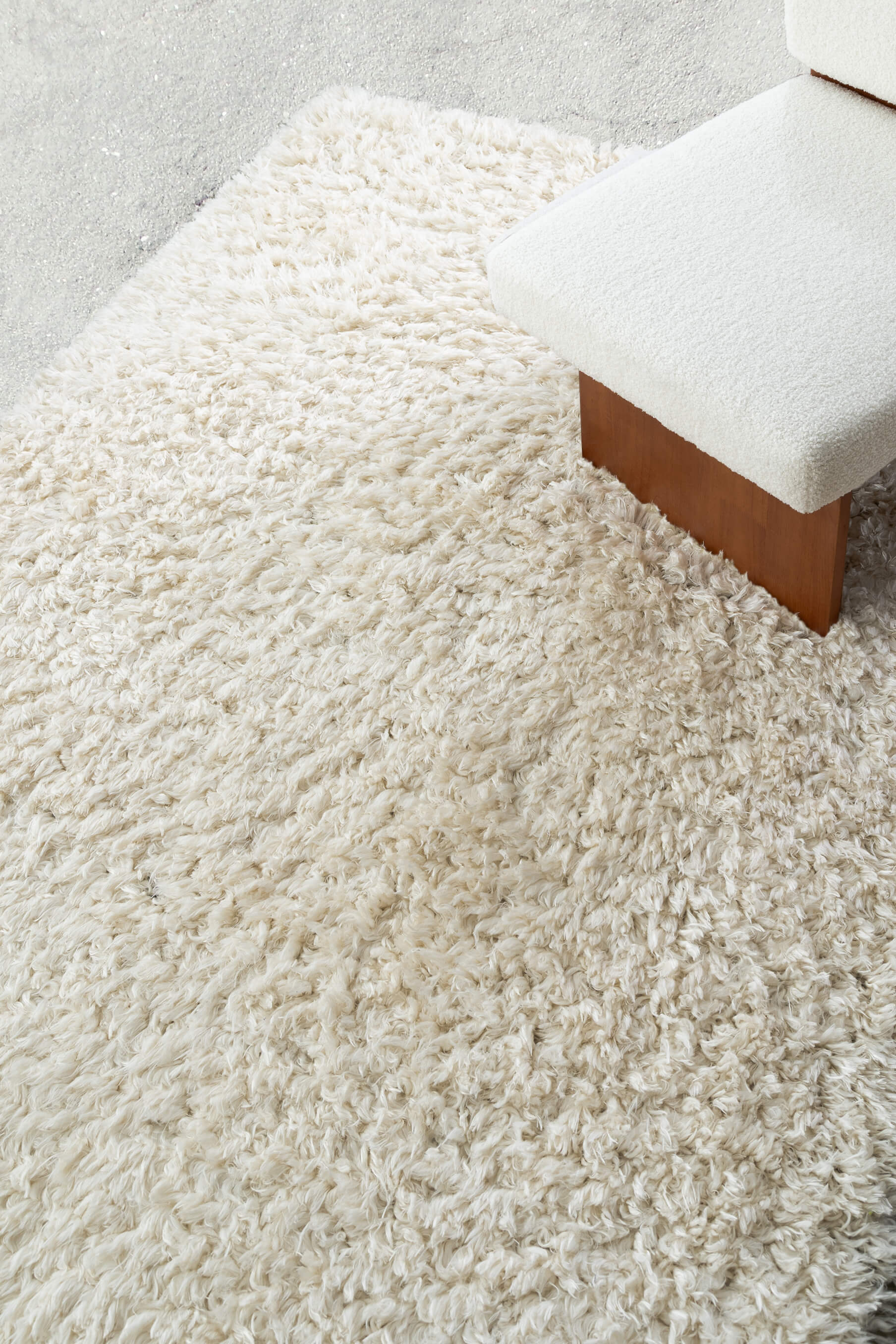 Tamale Shag Rug by Loopsie Concrete Floors