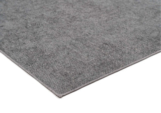 Tilbury Charcoal Flatweave Washable Rug by Loopsie Corner