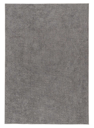 Tilbury Charcoal Flatweave Washable Rug by Loopsie