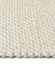 Loopsie - Unita Ivory Cream Neutral Polyester Rug Side
