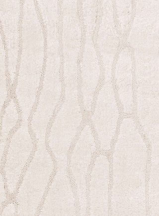 Loopsie Vorey Ivory Abstract Rug Close Up