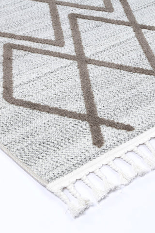 Mars Lelantine Geometric Cream and Brown Rug *FINAL SALE