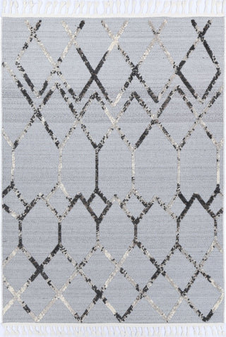 Mars Meliac Geomteric Grey and Taupe Rug *FINAL SALE