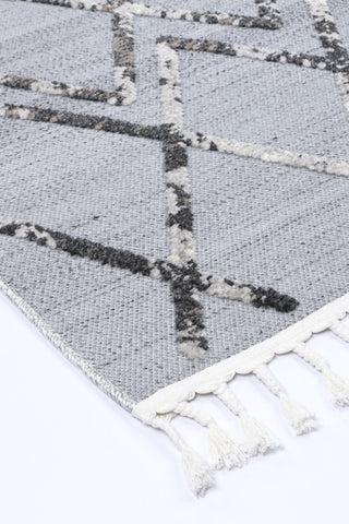 Mars Meliac Geomteric Grey and Taupe Rug *FINAL SALE