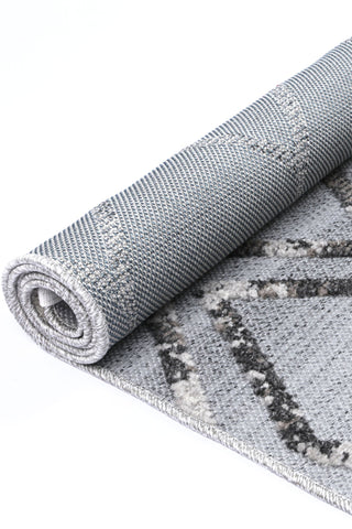 Mars Meliac Geomteric Grey and Taupe Rug *FINAL SALE