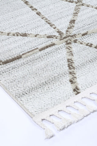 Agros Geometric Cream and Beige Rug *FINAL SALE