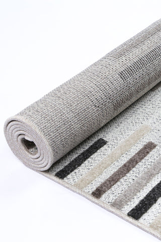 Attica Diamond Stone and Grey Rug *FINAL SALE