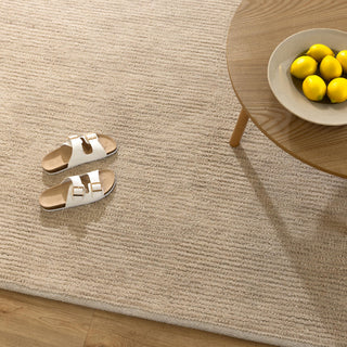 Breeze Beige Wool Rug