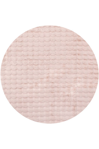 Bubble Blush Machine Washable Round Rug | Simple Style Co