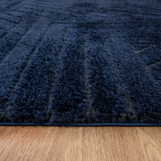 Tender Modern Navy Shag Rug