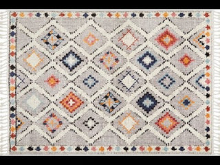 Zaida Grey Diamond Moroccan Hallway Runner - Simple Style Co