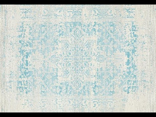 Bafra Light Blue Transitional Hallway Runner - Simple Style Co