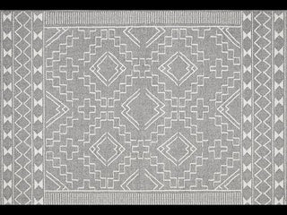 Salena Tribal Wool Rug Grey - Simple Style Co