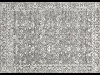 Estella Silver Transitional Hallway Runner Rug - Simple Style Co