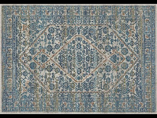 Rimini Blue & Grey Transitional Hallway Runner - Simple Style Co